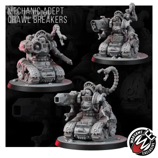 Описание картинки MECHANIC ADEPT CRAWL BREAKERS от Manufactorum76 по цене 875руб | Свободный Рынок Миниатюр - СРМ