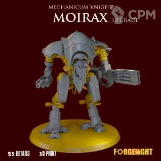 Описание картинки Mechanicum Knight Moirax upgrade kit от ForgeNight по цене 750руб | Свободный Рынок Миниатюр - СРМ