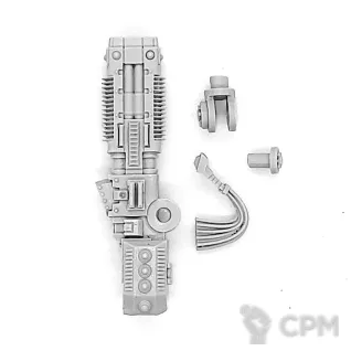 Описание картинки Knight Moirax with Volkite Veuglaire Gyges CLAW от Red Rooster по цене 2 623руб | Свободный Рынок Миниатюр - СРМ