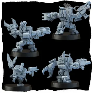 Описание картинки Набор миниатюр Мегагроты, Gretchins от Brother Ork по цене 1 200руб | Свободный Рынок Миниатюр - СРМ