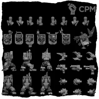 Описание картинки Набор миниатюр Мегагроты, Gretchins от Brother Ork по цене 1 200руб | Свободный Рынок Миниатюр - СРМ