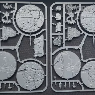 Описание картинки Shattered Dominion 65mm Round Bases от Tenzen по цене 1 700руб | Свободный Рынок Миниатюр - СРМ