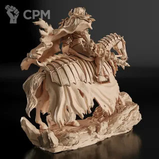 Описание картинки Skull Knight Фигурка (Berserk) от GAS3TXD  по цене 6 800руб | Свободный Рынок Миниатюр - СРМ