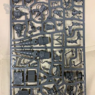 Описание картинки Ork Mek Gun: Smasha Gun / Bubblechukka / Traktor kannon / Kustom mega-kannon (2 литника) от WebWay по цене 1 760руб | Свободный Рынок Миниатюр - СРМ