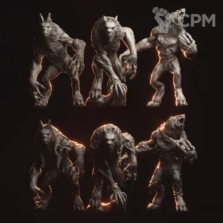 Описание картинки skin wolves от Daniilfedyakov по цене 770руб | Свободный Рынок Миниатюр - СРМ