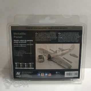 Описание картинки Набор красок Vallejo - Metallic Panel 77601 от Sladkov по цене 3 000руб | Свободный Рынок Миниатюр - СРМ