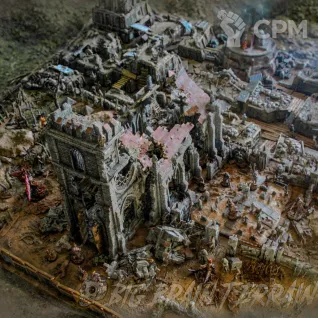 Описание картинки Руины собора Святого Духа ✠ TRENCH CRUSADE от Big Brain Terrain по цене 12 550руб | Свободный Рынок Миниатюр - СРМ