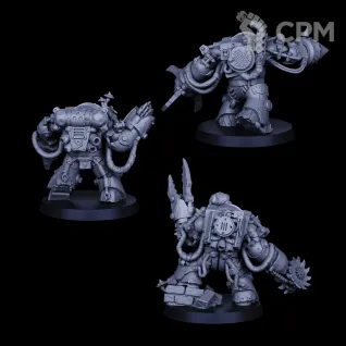 Описание картинки Набор миниатюр Orks "Meznobz", Meganobz от Brother Ork по цене 1 740руб | Свободный Рынок Миниатюр - СРМ