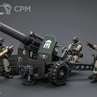 Описание картинки Joy Toy Astra Militarum Ordnance Team with Bombast Field Gun Warhammer 40,000 от Строго по-Имперски по цене 19 900руб | Свободный Рынок Миниатюр - СРМ
