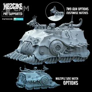 Описание картинки Sea grub carrier tank от Age of Printmar по цене 2 137руб | Свободный Рынок Миниатюр - СРМ