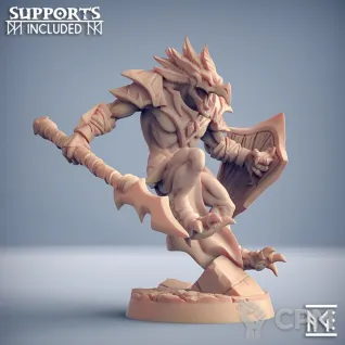 Описание картинки Ааракокра Воин (Aarakokra Warrior) от Gabrigame_Print по цене 290руб | Свободный Рынок Миниатюр - СРМ