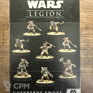 Описание картинки Star Wars Legion - Ewok warriros (на испанском) от Mini Wargame по цене 3 950руб | Свободный Рынок Миниатюр - СРМ