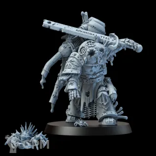 Описание картинки Миниатюра Глубинный десантник Хозяин Рифа, Lord of Poxes от Brother Ork по цене 580руб | Свободный Рынок Миниатюр - СРМ