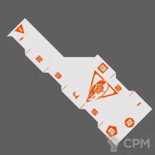 Описание картинки Линейка 40k XV26 (УФ) от TerraCutter по цене 400руб | Свободный Рынок Миниатюр - СРМ