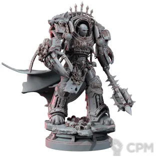 Описание картинки Примарх Хорус Луперкаль (Horus Lupercal) ~122 мм от 3D Print Workshop по цене 1 577руб | Свободный Рынок Миниатюр - СРМ
