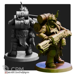 Описание картинки Death Guard Traitor Guardsmen Squad от Печатный подвальчик по цене 560руб | Свободный Рынок Миниатюр - СРМ