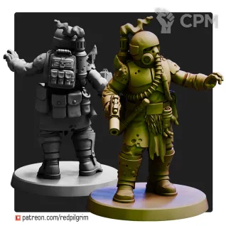 Описание картинки Death Guard Traitor Guardsmen Squad от Печатный подвальчик по цене 560руб | Свободный Рынок Миниатюр - СРМ