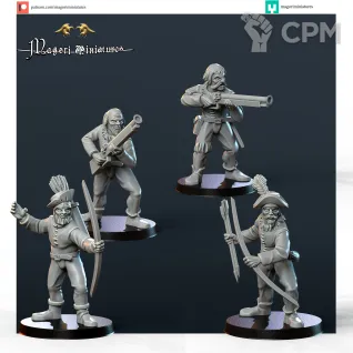 Описание картинки MIDDENHEIM Marksmen от Daniilfedyakov по цене 180руб | Свободный Рынок Миниатюр - СРМ