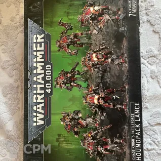 Описание картинки Chaos Knights Battleforce : Houndpack lance от  по цене 20 700руб | Свободный Рынок Миниатюр - СРМ