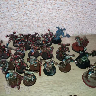 Описание картинки 17 Berserkers + 3 Master of Execution от Revan по цене 4 000руб | Свободный Рынок Миниатюр - СРМ