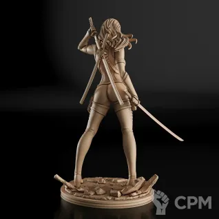 Описание картинки Snake Eyes Female Фигурка (G.I. Joe) от GAS3TXD  по цене 3 900руб | Свободный Рынок Миниатюр - СРМ
