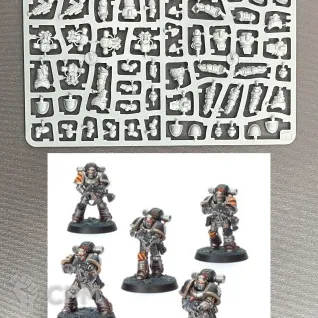 Описание картинки MK 2 Tactical squad - 10 шт (2 литника) БЕЗ аксессуаров от WarCast по цене 2 050руб | Свободный Рынок Миниатюр - СРМ