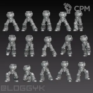 Описание картинки Mk2 squad от Хижина Мопса по цене 1 200руб | Свободный Рынок Миниатюр - СРМ