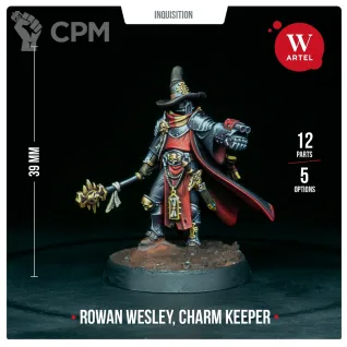 Описание картинки Миниатюра Rowan Wesley, Charm Keeper от Артель W по цене 890руб | Свободный Рынок Миниатюр - СРМ