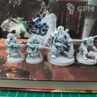Описание картинки +Corrupted Guard Nomads + Культисты от WastelandMiniatures по цене 880руб | Свободный Рынок Миниатюр - СРМ