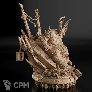 Описание картинки Ku'Gath Nurgle Фигурка (Warhammer) от GAS3TXD  по цене 5 900руб | Свободный Рынок Миниатюр - СРМ