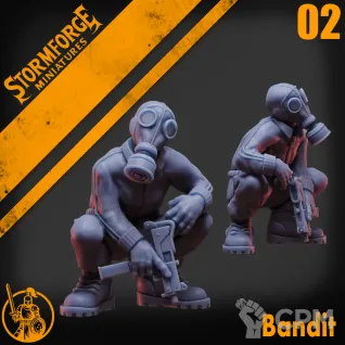 Описание картинки Bandit 02 от PocketSized Prints по цене 170руб | Свободный Рынок Миниатюр - СРМ