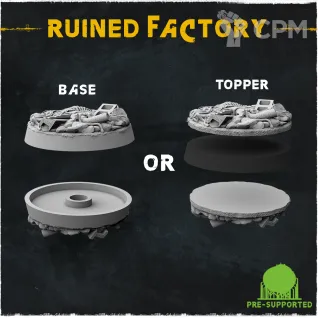 Описание картинки Ruined Factory Топперы от Studio Cockatoo по цене 3 850руб | Свободный Рынок Миниатюр - СРМ