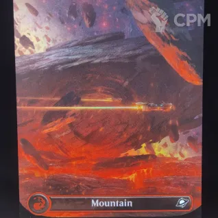 Описание картинки Mountain (EOE Full Art Foil) от Барахолка Баллиоза по цене 250руб | Свободный Рынок Миниатюр - СРМ