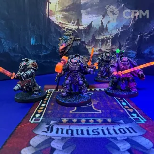 Описание картинки Grey Knights Terminator Squad от OldWhale  по цене 1 250руб | Свободный Рынок Миниатюр - СРМ