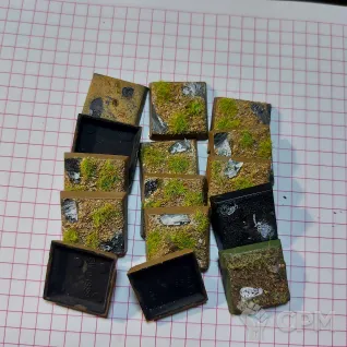 Описание картинки 15 подставок 20*20мм ориг ГВ б/у, состояние на фото от V130177@mail.ru по цене 250руб | Свободный Рынок Миниатюр - СРМ