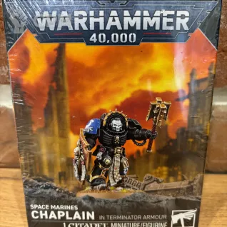 Описание картинки Chaplain in Terminator Armour от WarhammerBaby по цене 4 440руб | Свободный Рынок Миниатюр - СРМ