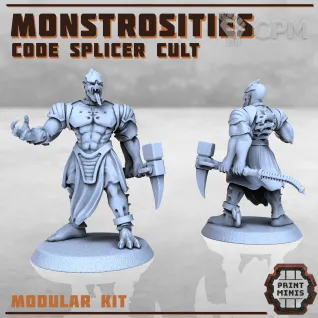 Описание картинки Code Splicers Monstrosities от PocketSized Prints по цене 1 900руб | Свободный Рынок Миниатюр - СРМ