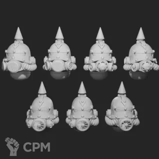 Описание картинки Death Guard Heads от Saudad по цене 300руб | Свободный Рынок Миниатюр - СРМ