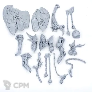 Описание картинки Mortarion, Daemon Primarch of Nurgle от Red Rooster по цене 5 272руб | Свободный Рынок Миниатюр - СРМ