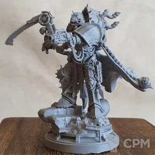 Описание картинки Mortarion Death Guard 65мм от GeekUndead по цене 1 300руб | Свободный Рынок Миниатюр - СРМ