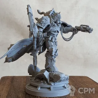Описание картинки Mortarion Death Guard 65мм от GeekUndead по цене 1 300руб | Свободный Рынок Миниатюр - СРМ