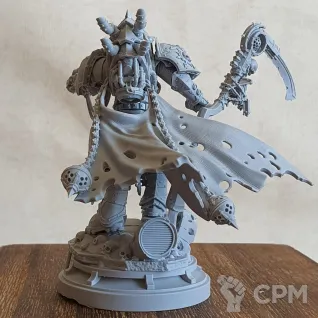 Описание картинки Mortarion Death Guard 65мм от GeekUndead по цене 1 300руб | Свободный Рынок Миниатюр - СРМ