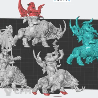 Описание картинки Mournfang Pack от White Rhino по цене 1 499руб | Свободный Рынок Миниатюр - СРМ