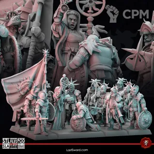 Описание картинки Empire Sun Knights on Foot от Barduck Miniatures по цене 2 190руб | Свободный Рынок Миниатюр - СРМ