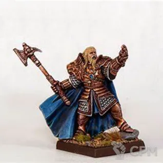 Описание картинки Valten, the Chosen of Sigmar (Rackham) от Mechanikus Forge по цене 450руб | Свободный Рынок Миниатюр - СРМ