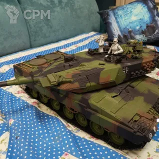 Описание картинки Продам Радиоуправляемый танк Leopard 2A6 в масштабе 1:16 от Эктелион по цене 20 000руб | Свободный Рынок Миниатюр - СРМ