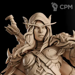 Описание картинки Sylvanas Windrunner Фигурка (World of Warcraft) от GAS3TXD  по цене 3 900руб | Свободный Рынок Миниатюр - СРМ