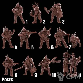 Описание картинки Kill Squad Lawbringers от Орки с наГорки по цене 1 800руб | Свободный Рынок Миниатюр - СРМ