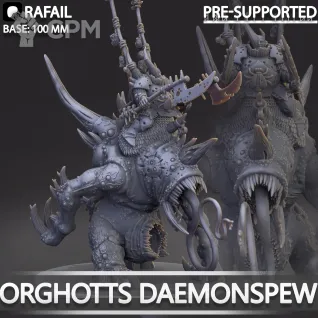 Описание картинки Orghotts Daemonspew от Naggaroth Night по цене 2 800руб | Свободный Рынок Миниатюр - СРМ