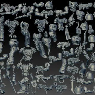 Описание картинки Tormentors / Infractors от AxeL's Forge по цене 1 000руб | Свободный Рынок Миниатюр - СРМ